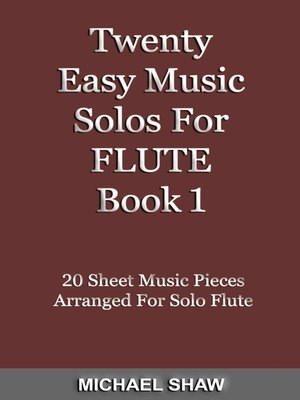 cover image of Twenty Easy Music Solos For Flute Book 1